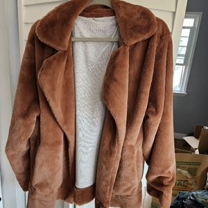 Aerie Faux Fur Coat